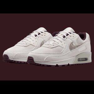 Nike Air Max 90 PRM Sail Burgundy Crush HQ1712-001 Men's Sizes NBY